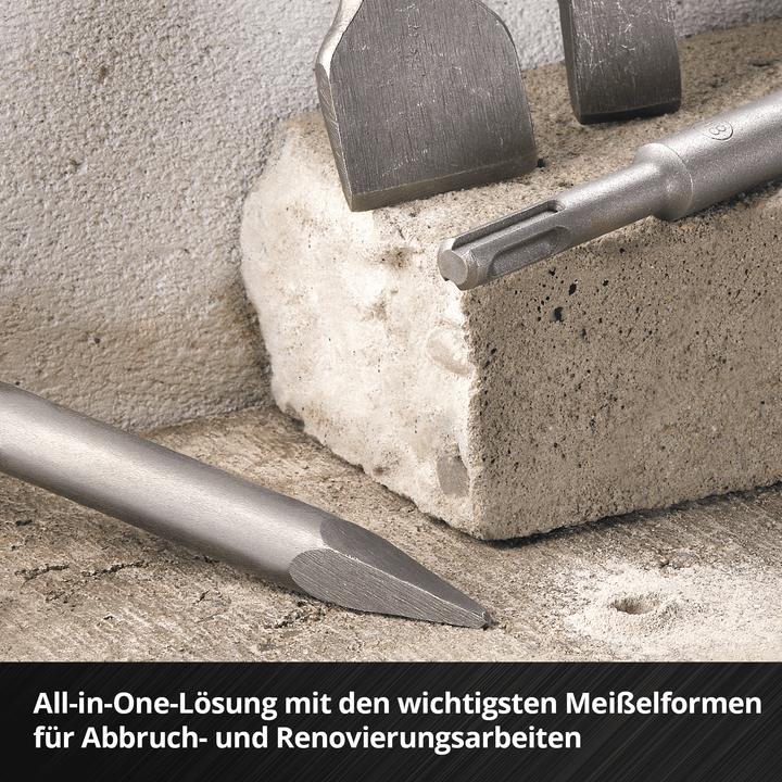 Produktbild Einhell SDS-Plus Meissel-Set 247205, 250 mm, 4-teilig