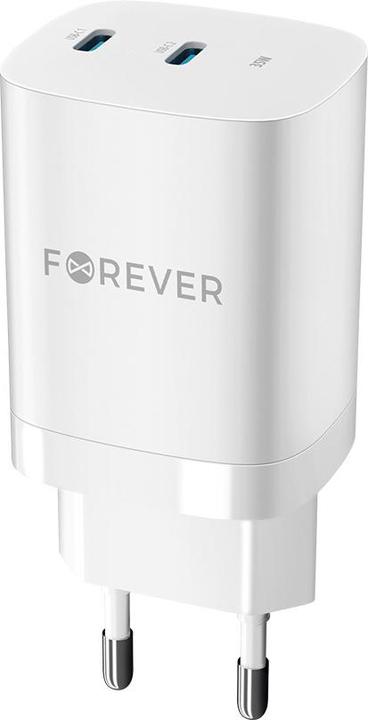 Actual product image Forever TC-05-35CC GaN PD QC charger 2x USB-C 35W white (35 W)