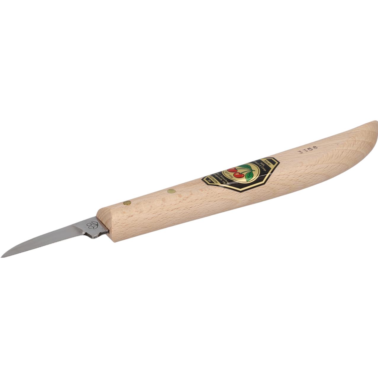 Thumbnail - Kirschen Kerbschnitzmesser, Küchenmesser, Braun