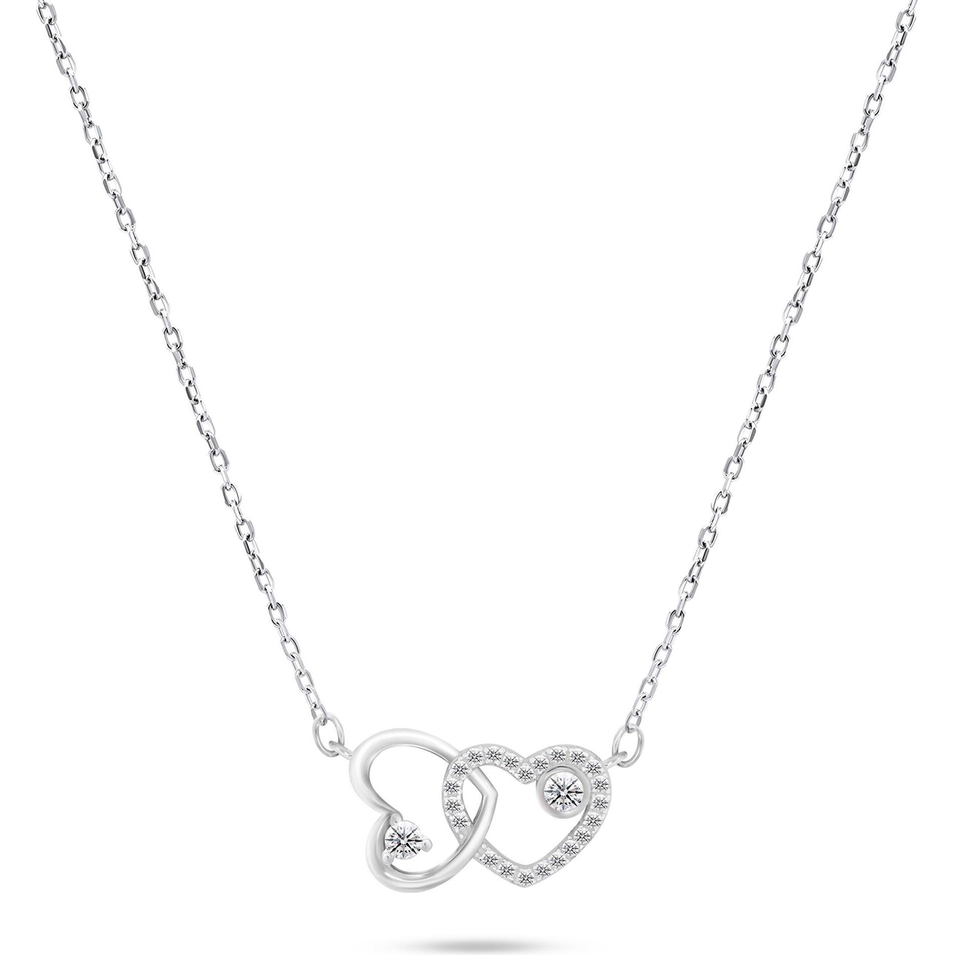 Brilio, Collana, Argento - Incantevole collana d'argento Cuori NCL51W