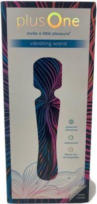 Actual product image Plus One Massage Wand Personal Massager Rechargeable and Waterproof Teal