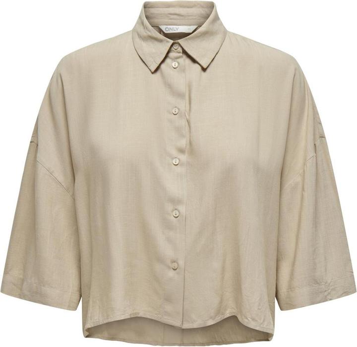 Produktbild Only Normal geschnitten Hemdkragen Tief angesetzte Schulter Hemd Hemd (XL)