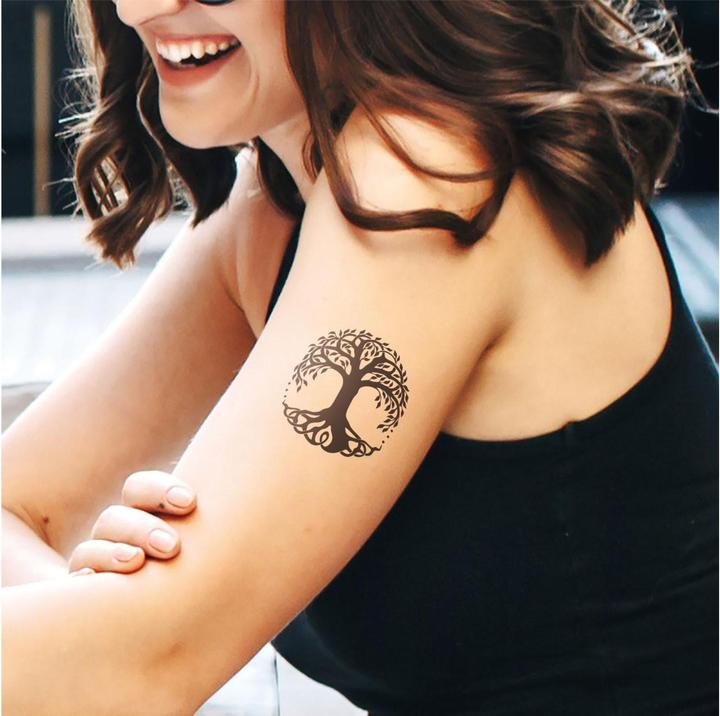 Produktbild Ladot Tattoostempel Lebensbaum Large