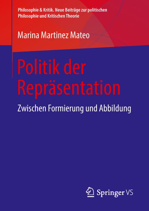Produktbild Politik der Repräsentation (Deutsch, Marina Martinez Mateo, 2018)