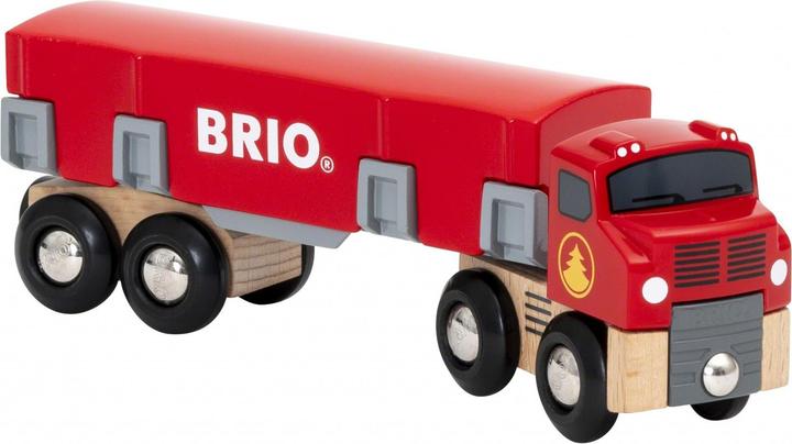 Actual product image Brio Wood transporter with magnetic charge