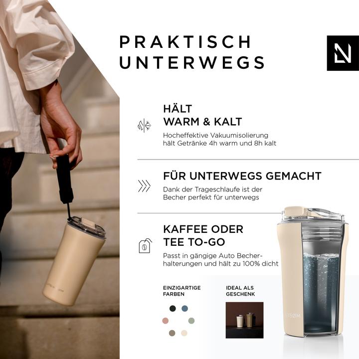 Actual product image Lars Nysøm Stainless steel thermo mug Rørelse (0.38 l)