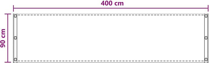 Produktbild vidaXL Balkonsichtschutz (400 cm)