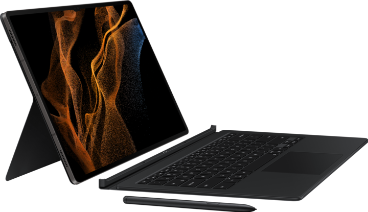 Actual product image Samsung Book Cover Keyboard (CH, Galaxy Tab S8 Ultra)