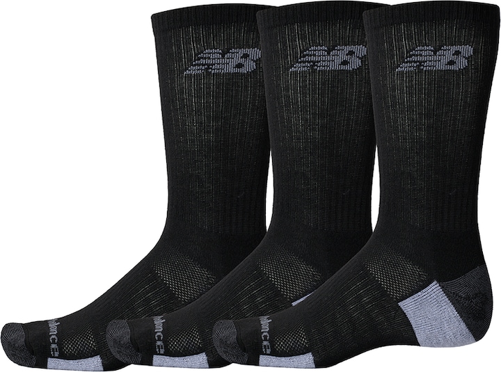Actual product image New Balance Performance Cushioned Crew 3 Pack (L)