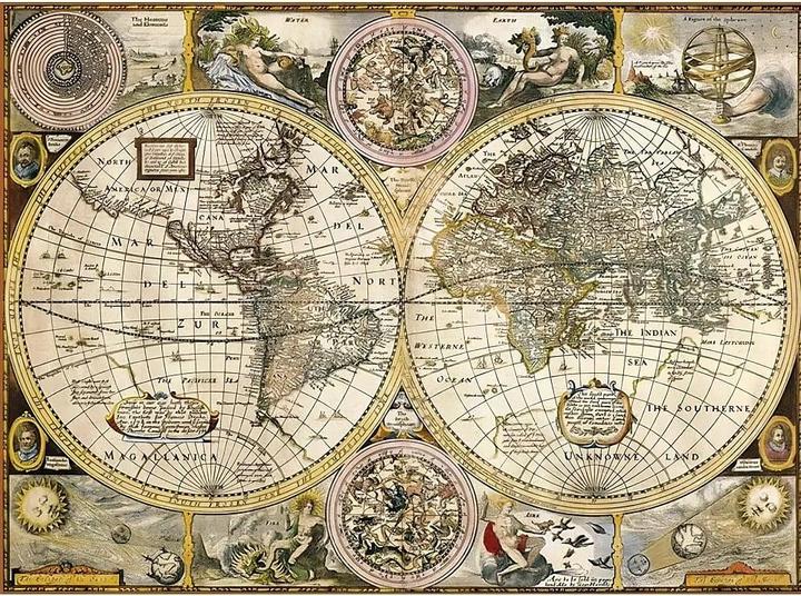 Produktbild Clementoni Old Map Puzzlespiel (e) Landkarten (3000 Teile)