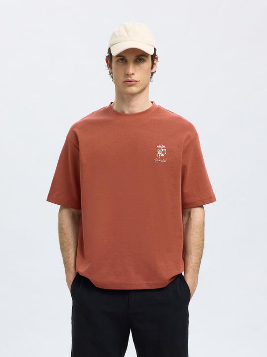 Image du produit Selected Homme Loose Fit Print T-Shirt (XL)