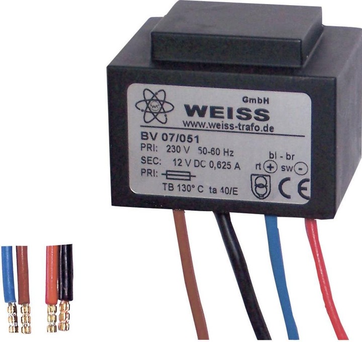 Weiss Elektrotechnik Compact power supply transformer with built-in rectification and smoothing