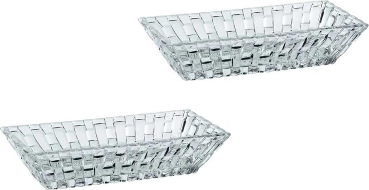 Produktbild Nachtmann Schale rechteckig Set/2 4427/17cm Bossa Nova UK/3 (17 cm, 2 x)
