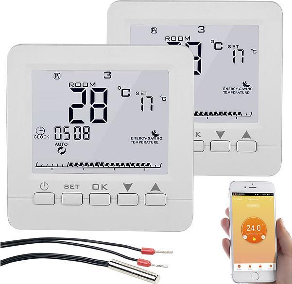 Produktbild Revolt 2er-Set WLAN-Thermostate für Fussbodenheizung
