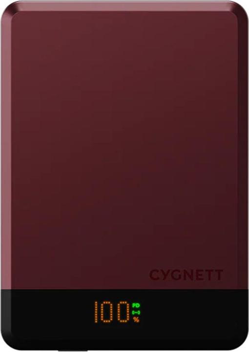 Produktbild Cygnett MagSlim 10.000mAh Powerbank Cherry (10000 mAh, 72000000 W, 37 Wh)