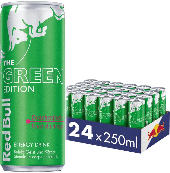 Actual product image Red Bull Energy Drink The Green Edition (24 x 25 cl)