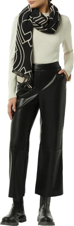 Produktbild Comma Hose Flared-Leg-Hose in Leder-Optik (38)