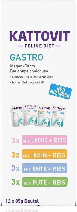 Actual product image Kattovit Gastro Multipack (Adult, 1 pcs., 1020 g)