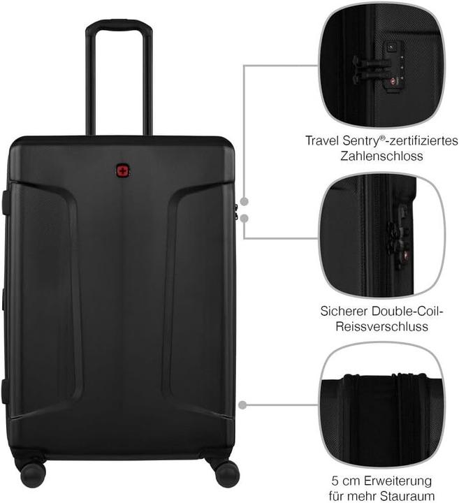 Image du produit Wenger Valise rigide à double roues pivotantes, compartiment extensible et système de compression (115 l)