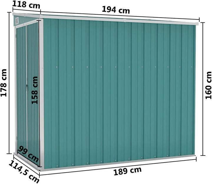 Produktbild vidaXL Gartenhaus