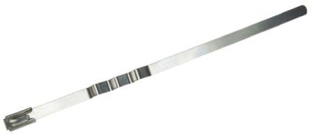 Produktbild RS PRO ZigZag tie S/S uncoated 360x4.6 (Metallkabelbinder, 360 mm, 100 Stk.)