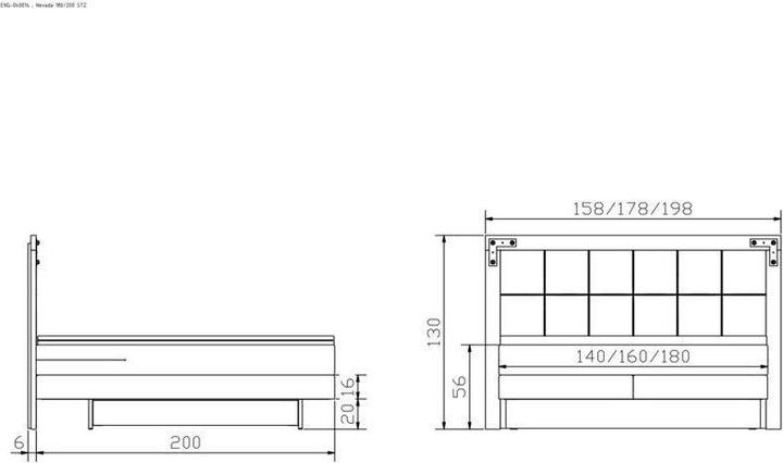 Actual product image Hasena Nevada (160 x 200 cm)