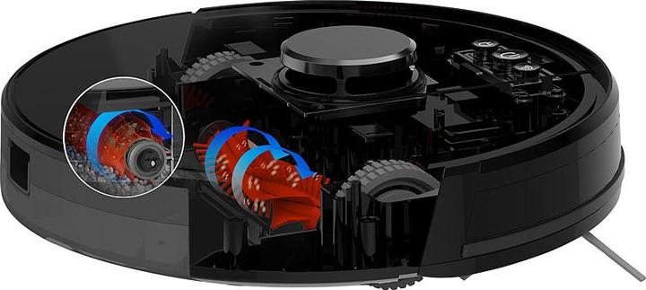 Image du produit Sichler Robot aspirateur & balayeur WLAN avec capteur lidar, gyroscopique & laser 360°, app (2000 Pa)
