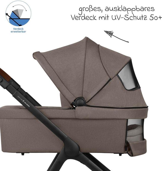 Actual product image ABC Design City Life Carrycot, Nature