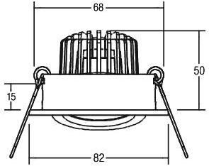 Productafbeelding Brumberg LED inbouwspot (430 lm)