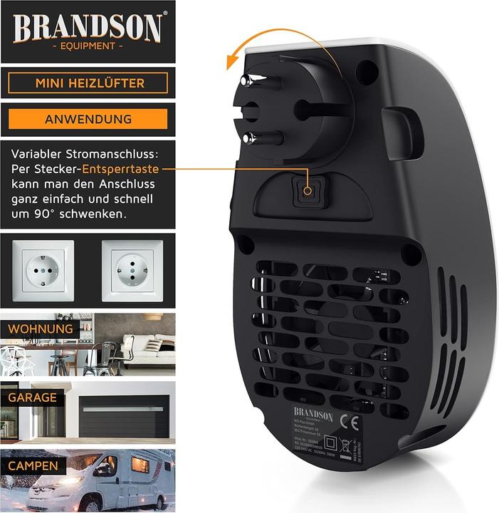 Image du produit CSL Mini chauffage céramique (500 W)