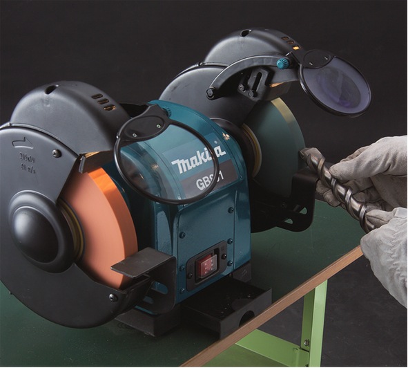 Actual product image Makita GB801 (Bench grinder, 550 W)