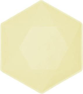 Actual product image Amscan Bowl Mini Vert Decor hexagonal yellow (6x)