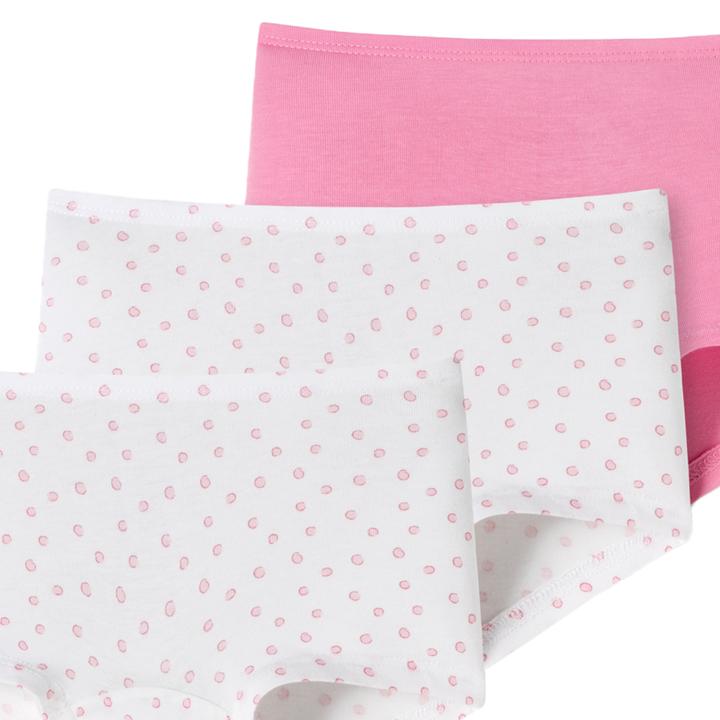 Immagine prodotto Schiesser Confezione da 9 pantaloncini da bambina in cotone organico 95/5 (128, confezione da 9)