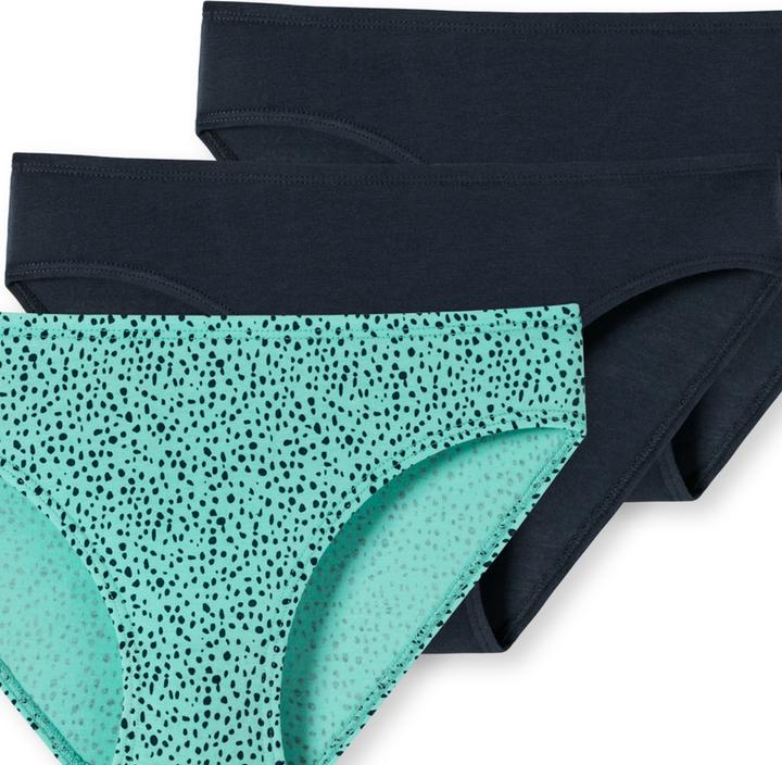 Immagine prodotto Schiesser Confezione da 6 slip per ragazze adolescenti in cotone biologico 95/5 (164, confezione da 6)