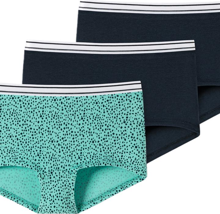 Immagine prodotto Schiesser Confezione da 6 pantaloncini da bambina in cotone biologico 95/5 (164, confezione da 6)