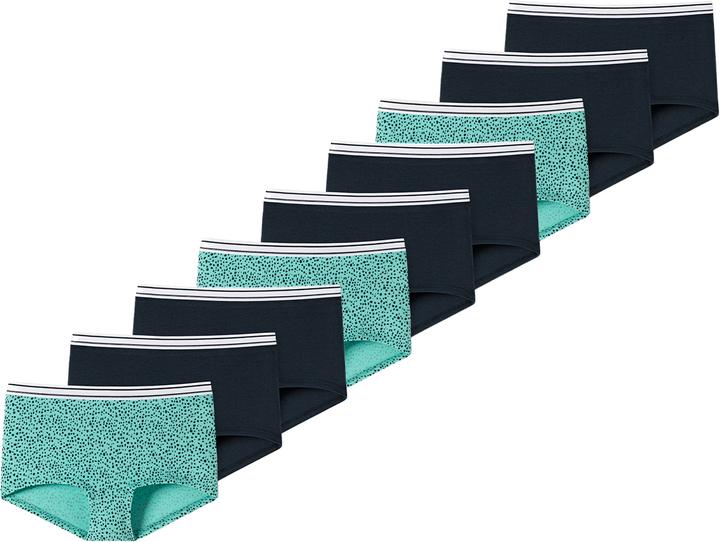 Blu scuro, Verde menta