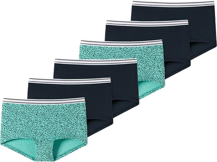 Blu scuro, Verde menta