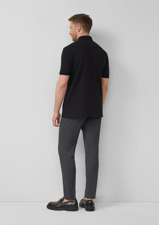 Produktbild s.Oliver Poloshirt aus elastischem Baumwollmix-Piqué (S)