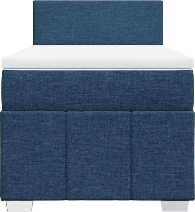 Actual product image vidaXL Bo x springbett mit Matratze 200 x 200 cm Stoff (200 x 200 cm)