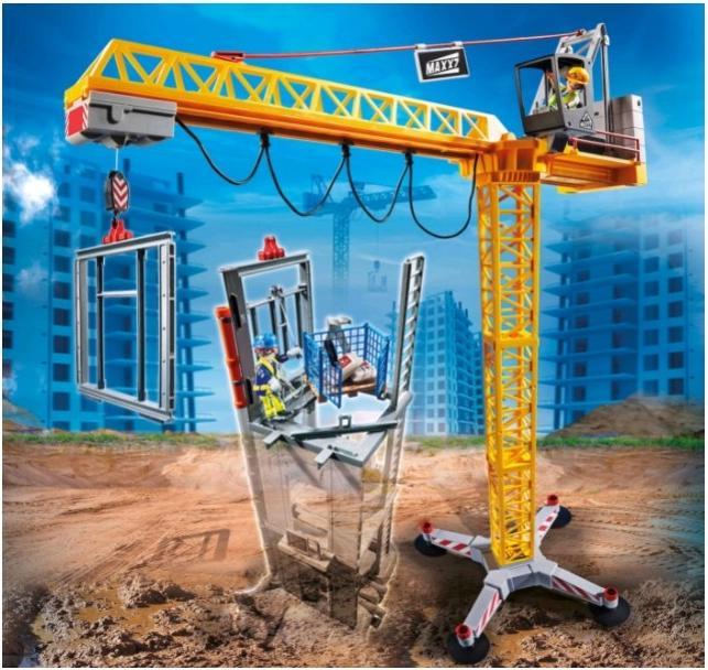 Produktbild Playmobil RC-Baukran mit Bauteil (70441, Playmobil City Action)