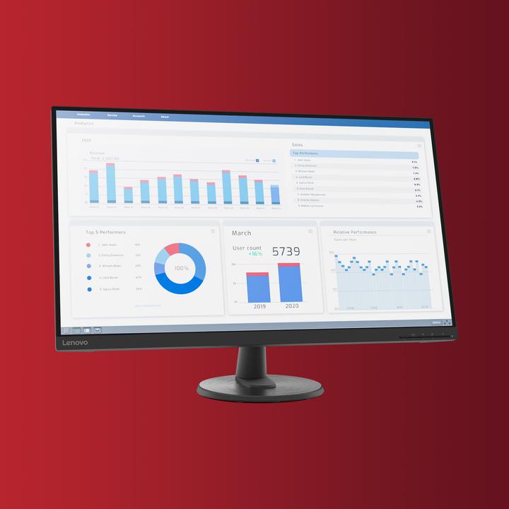 Actual product image Lenovo D32-40 (1920 x 1080 pixels, 31.50")