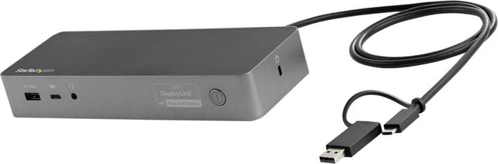 Productafbeelding StarTech .com Universeel Laptop Docking Station USB-C & USB 3.0 2x4K 100W PD (Docking Port, 3 ports)