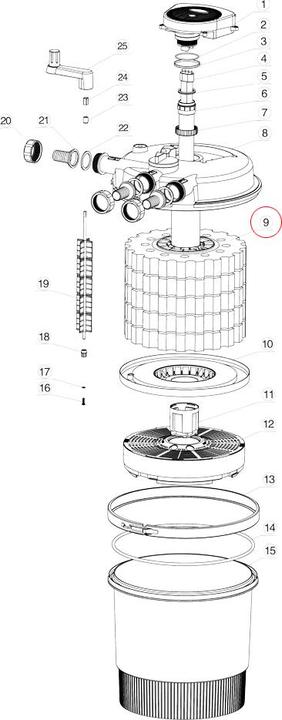 Actual product image SunSun Spare Part: CPF-20000 & CPF-30000 Pressure Pond Filter Sponge yellow