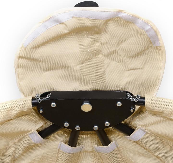 Produktbild Outsunny Hängesessel Metall, Polyester Khaki
