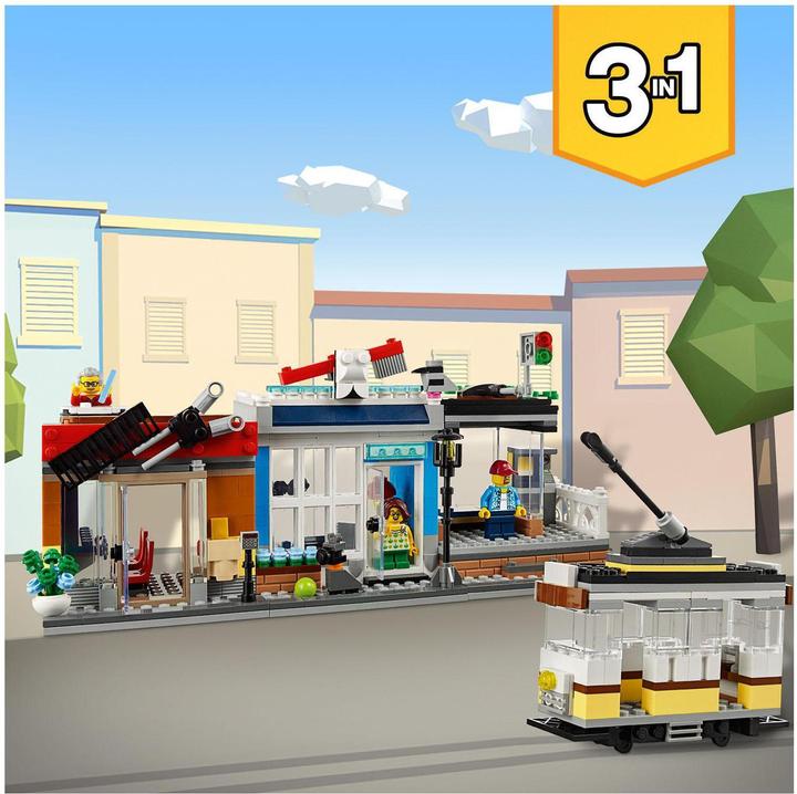 Produktbild LEGO Stadthaus mit Zoohandlung Café (31097, LEGO Creator 3-in-1)