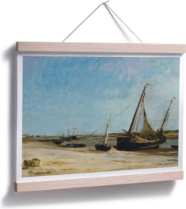Image du produit Trenddeko Bateaux sur la plage d'Ètaples (60 x 50 cm)