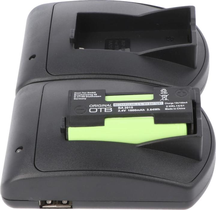 Actual product image Sennheiser Charger BA2015 battery including micro USB charging cable 2A (2 pcs., 800 mAh, Chargers without battery)