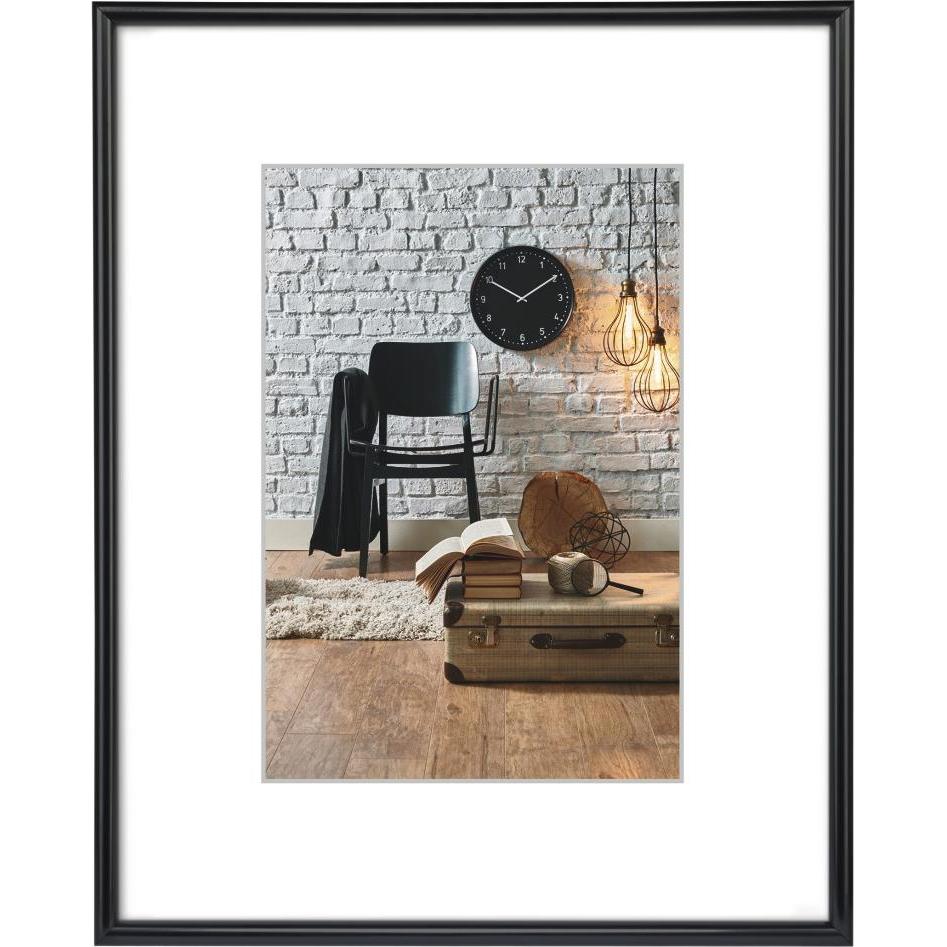 Hama, Bilderrahmen, Kunststoffrahmen Sevilla, Schwarz (50 x 60 cm)