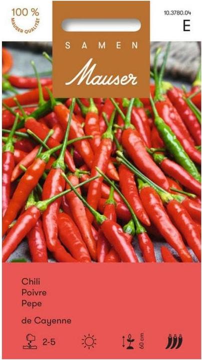 Produktbild Samen Mauser Peperoni Chili de Cayenne (Gemüsesamen)