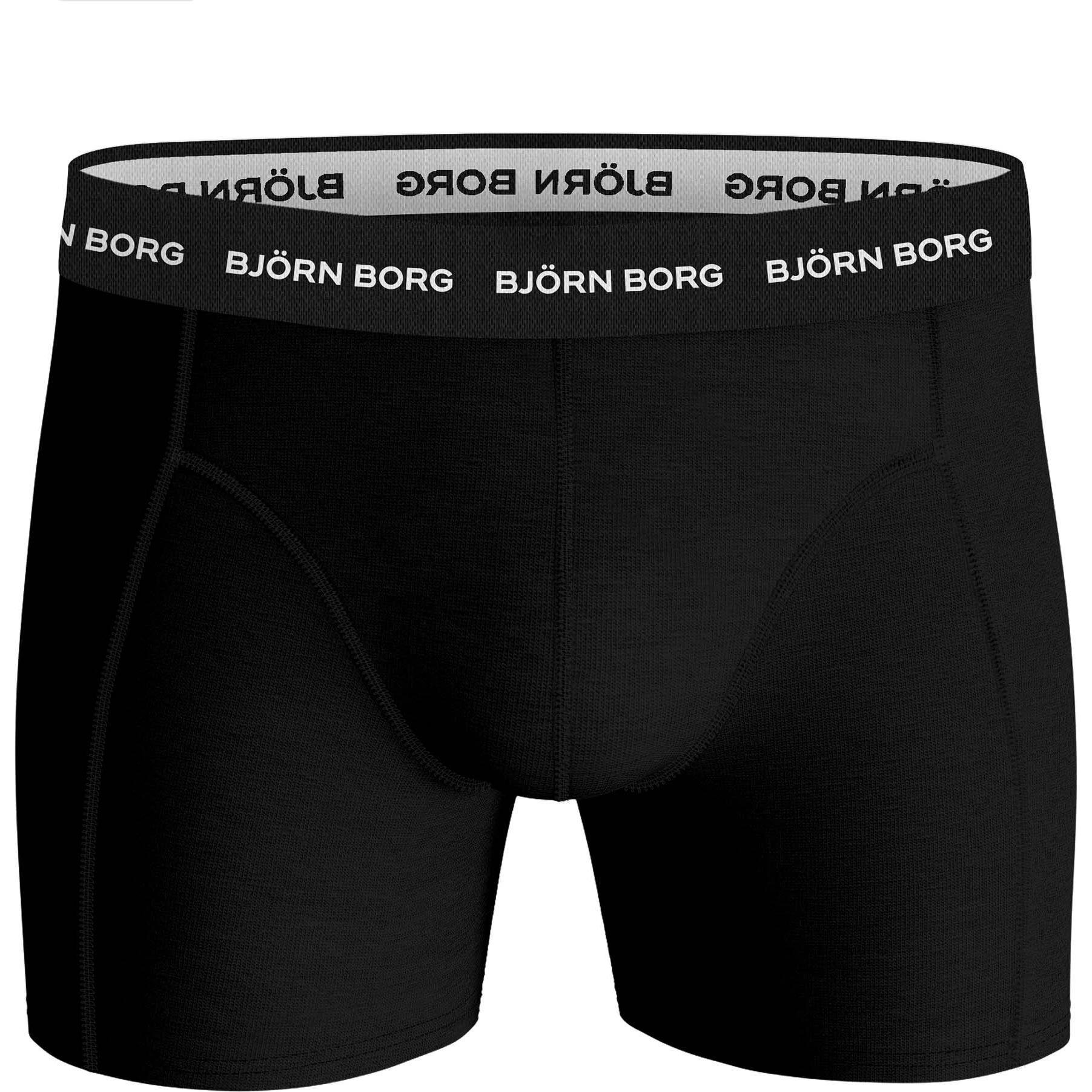 Thumbnail - Björn Borg, Herren, Unterhosen, Cotton Stretch Boxer Trunks 3P, Mehrfarbig, (XL, 3er Pack)